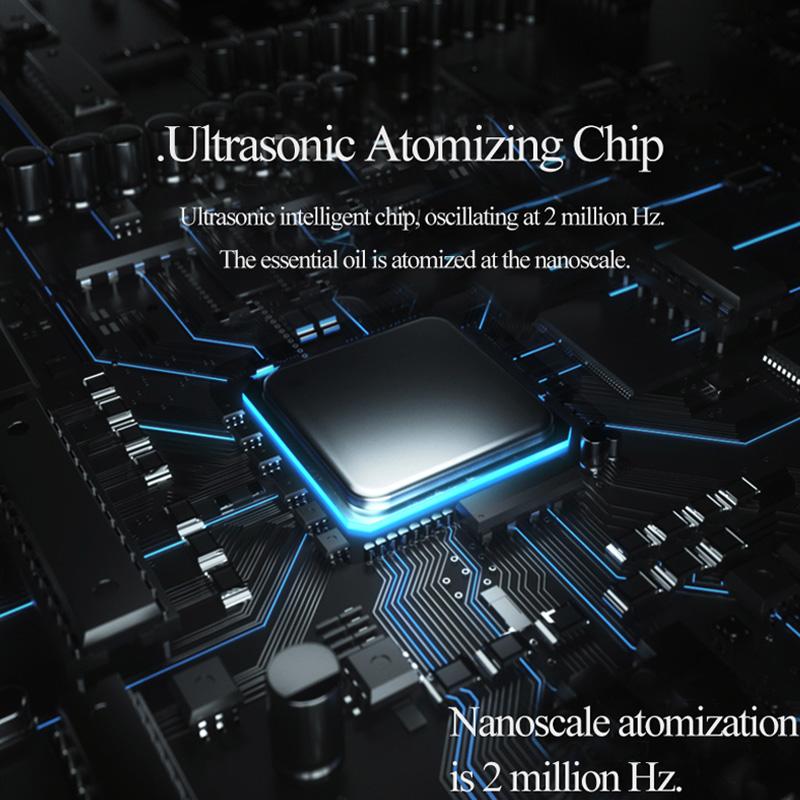 favizito Car Smart Aroma Diffuser, USB Rechargeable Car Air Freshener, Car Smart Aromatherapy Spray, Essential Oil Diffuser for Car, Waterless Car Diffuser