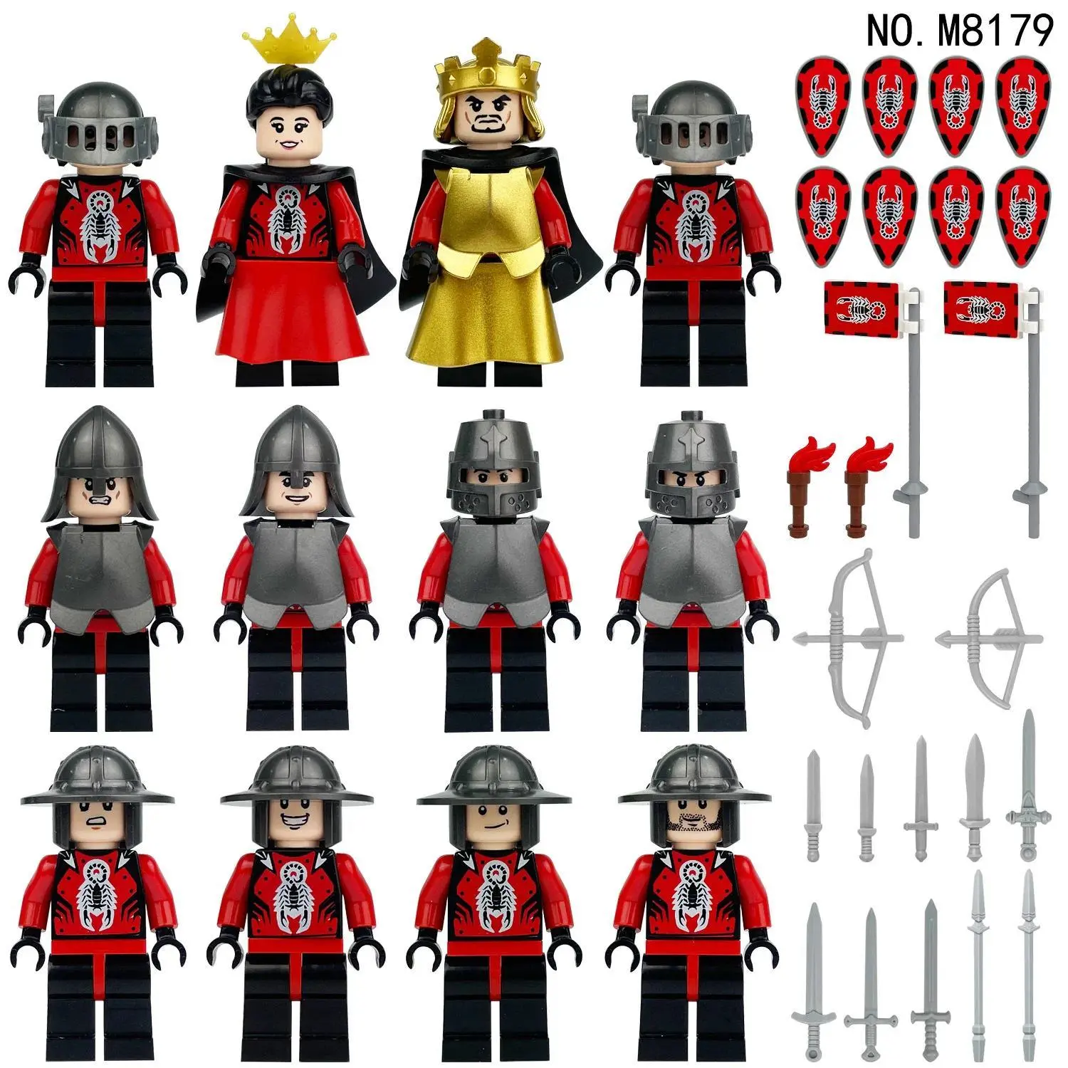 Building blocks, humanoid dolls, toys, mini figures, children's toys,Figures Assemble Toys Creeper for Kids Educational Toys