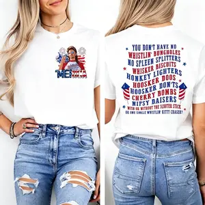 Men's Step Brothers Parody Graphic Tee, Funny 'Boats N Hoes' 4th of July Short Sleeve Top in Soft 100% Cotton, Comfortable Streetwear for Beach Parties