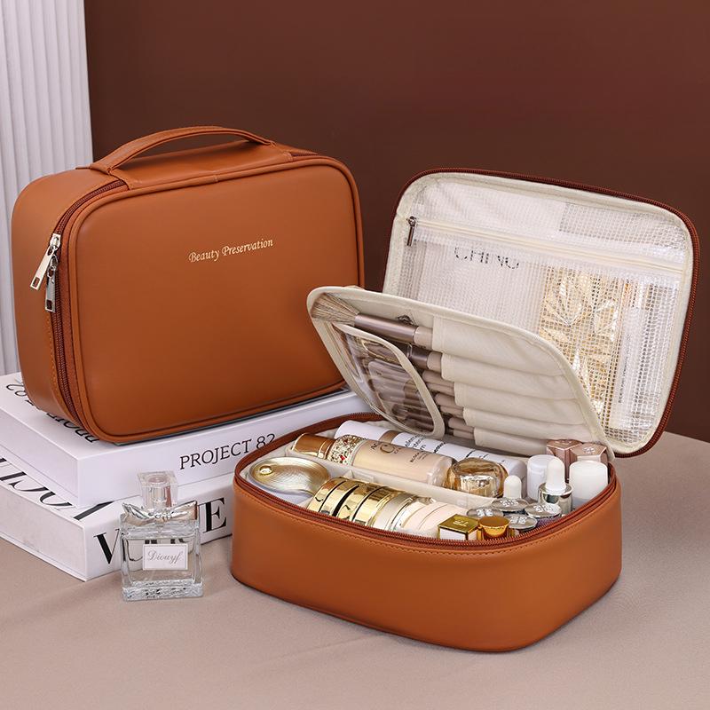 Beauty Tool Set Includes Makeup Brushes, Beauty Blender, Finger Puffs, Cushion Compact, Powder Puff, Cleansing Puff, Hair Tie, Travel Bag