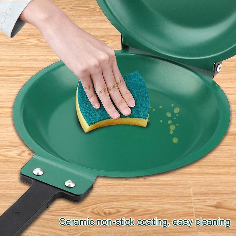 Double-Sided Non-Stick Pan - Perfect for making pancakes, egg rolls, and bacon.Ideal for kitchen and outdoor cooking, making it an excellent gift choice for Christmas and New Year