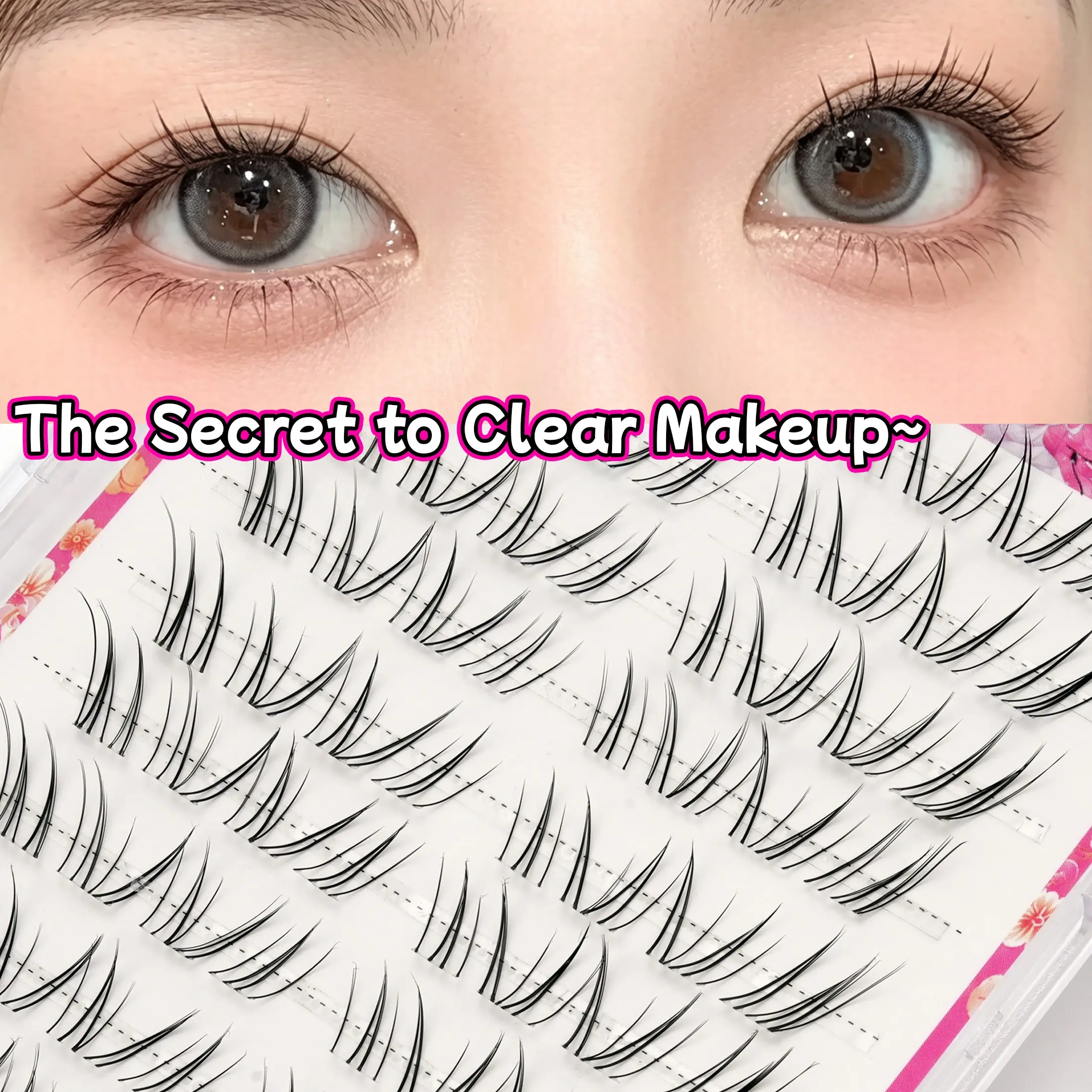 80pcs Airy Anime False Eyelashes, Fine Soft Gentle Upper Lashes, Natural Lightweight, Realistic Fake Lashes, an Ling Rong Cartoon Lashes, Eye Enhancer