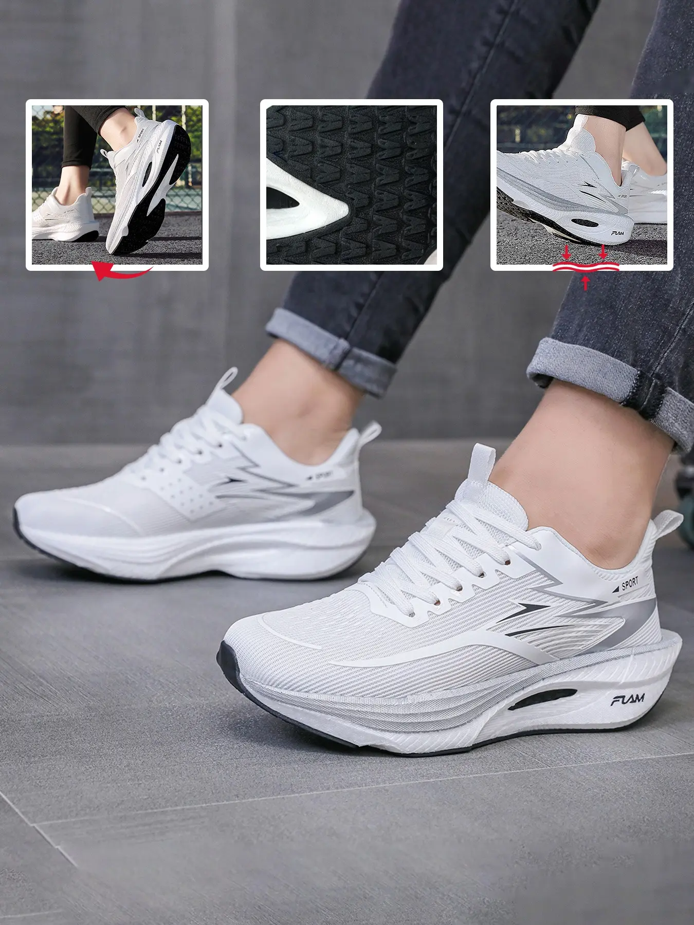 New Arrival Couple Sneakers Women’s Casual Footwear Low Top Trainer Lightweight & Breathable Trendy Trainers Suitable for Multi-scene Wearing Men’s Outdoor Running Gym Fitness & Daily Outfits Various Fashion Colors to Choose From Sizes EU 36–45