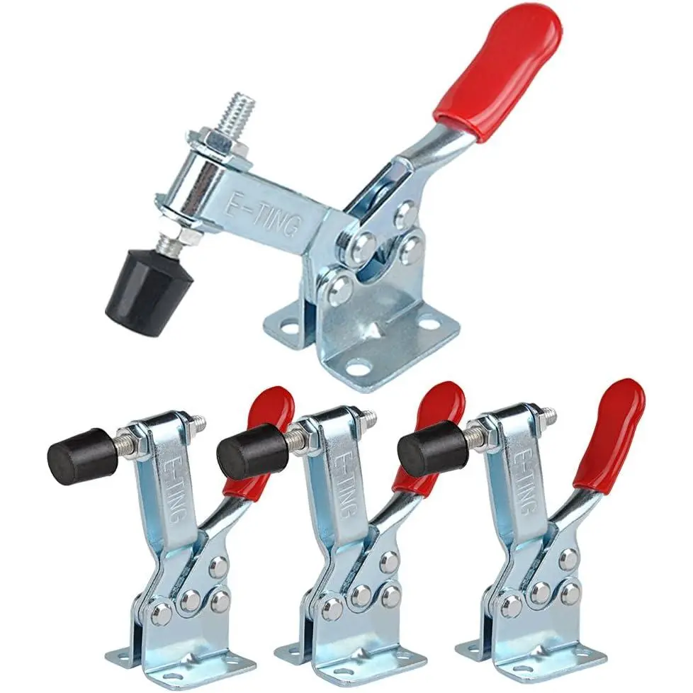 4pcs Hand Tool 201B Toggle Clamp 198Lbs Horizontal Clamp| Quick Release Tool