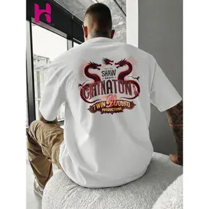 Holiday-Themed Sporty Dragon T-Shirts by Twin Dragon Productions, Made of 100%, Perfect for Both Men And Women. Ideal for Outdoor Events, These Breathable Short-Sleeve Shirts Are Great for Black Friday