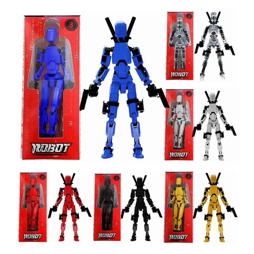 2026 hot item13 Action Figures T13 Figure 3D Printed Multi-Jointed Movable Lucky Assembly Completed Full Body Mechanical Movable Figure Dummy