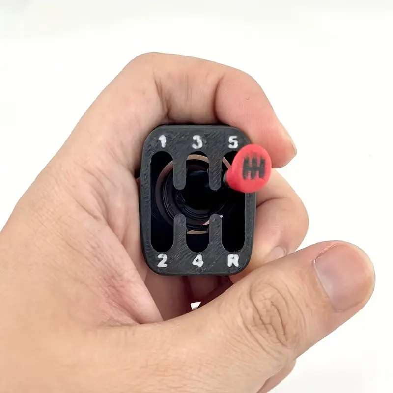 Simulation Manual Gear Shift Lever, Square Stress Relief Toy, Office Desk Accessory, Desktop Stress Reliever, Gift for Teens and Car Enthusiasts, Car or Office Use, Fidgeting Gadgets