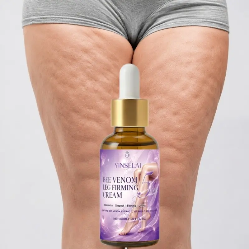 Quick Skin Tightening Serum, Enhances Arm, Abdomen, Leg Contours, Rich in Hyaluronic Acid, Vitamin C+e, Collagen, Suitable for All Skin Types