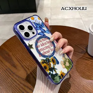Inspirational Life Quote Collage Translucent Frosted Magnetic Ring Case for iPhone 17 16 15 14 13 12 11 Pro Max Plus Matte Soft-Touch,Raised Camera Protection,Anti-Drop Hard PC Cover