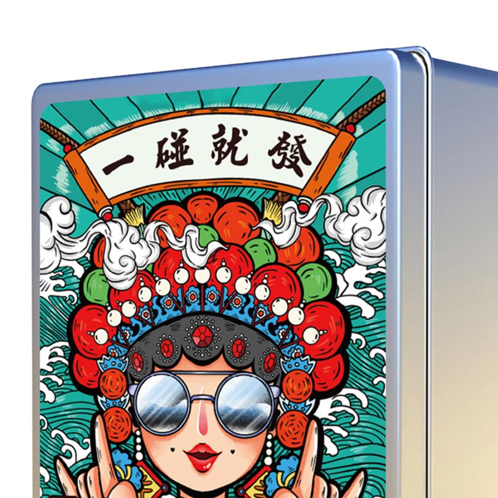 Playing Cards Board Game Family Mahjong with Dice Travel Paper Card Travel