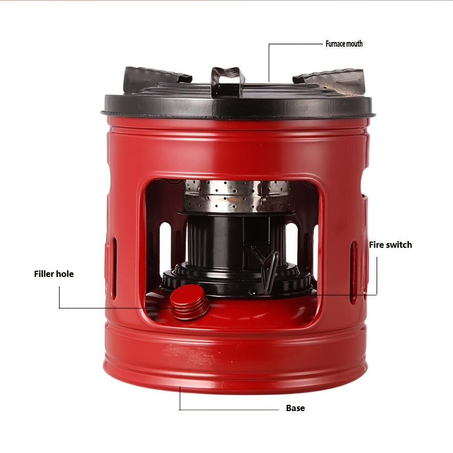 Vintage Industrial Style Kerosene Stove for Outdoor Camping, Field Cooking, Suitable for 2-4
