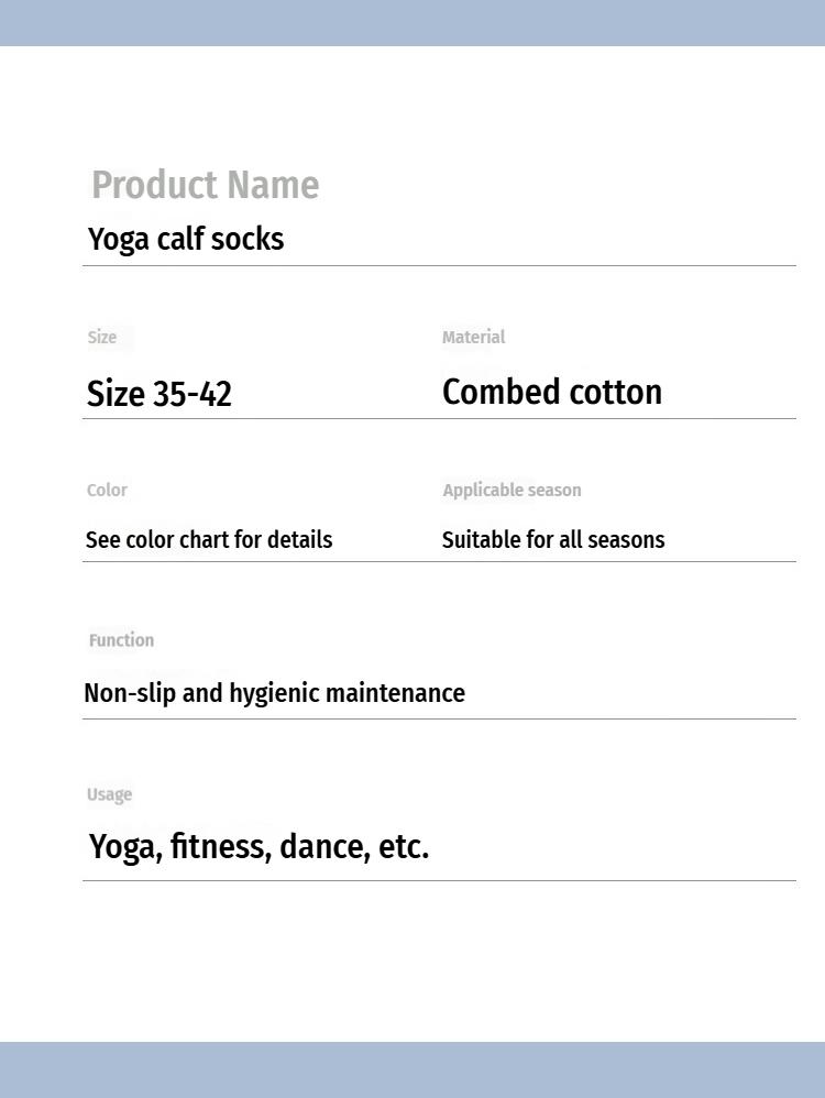 Toe-Separating Yoga Socks - Non-Slip Athletic Socks for Women,#Workout Socks, Pilates Socks & Gym Fitness Socks,Long pressure split-toe socks, anti-slip calf socks