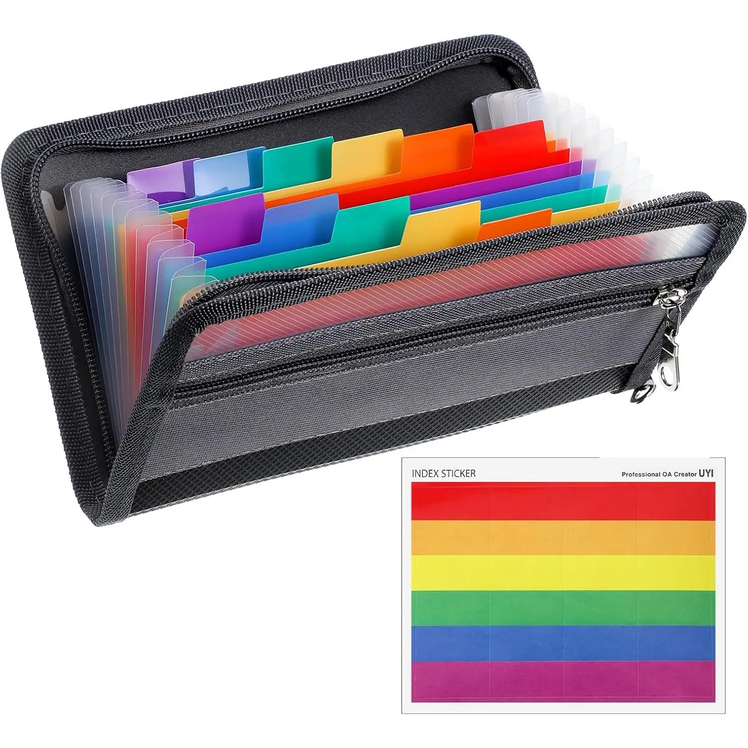 Receipt Organizer, Receipt Holder Organizer, Expanding File Folder Accordion File Folder, Bill Organizers with Pockets for Receipts Organizers, School Office Supplies, Letter Size