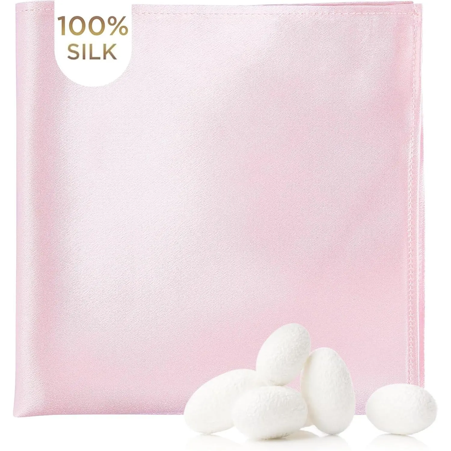 Real Mulberry Silk Pocket Square for Men, 11x11 Inch Solid Handkerchiefs, Multi Colors