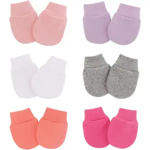 Baby Mittens No Scratch Mittens Infant Soft Gloves Mittens  0-6 Months Boys Girls New model