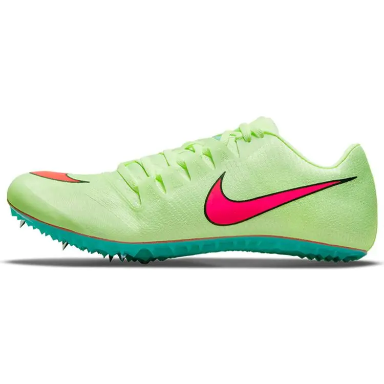 Nike JA Fly 3 Track Spike Shoes for Teens and Adults – Lightweight, Low-Cut Racing Shoes with Fluorescent Green Accents Verifiable, with credentials and supporting global authentication