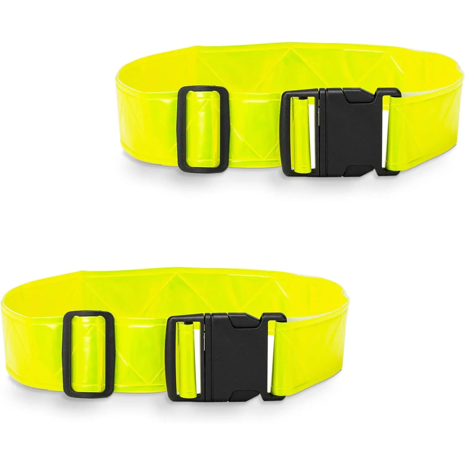 2-4 Pack Reflective Glow Belt Safety Gear for Running Cycling Walking Marathon Military