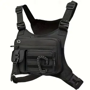 Outdoor Trail Running Chest Bag, Lightweight Running Vest, Waterproof Sports Chest Pack, Unisex Fitness, Cycling, Hiking Gear, Active, Accessories