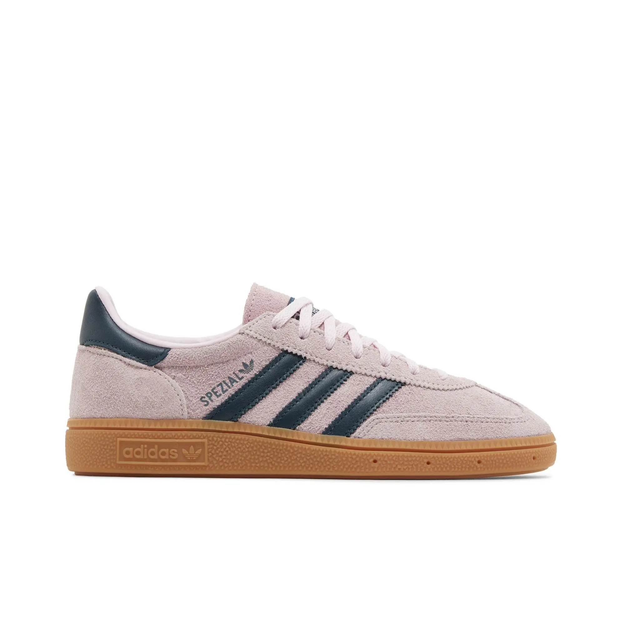 adidas Womens Handball Spezial 'Clear Pink Arctic Night' (women's sizes) Clear Pink/Arctic Night/Gum sneakers IF6561