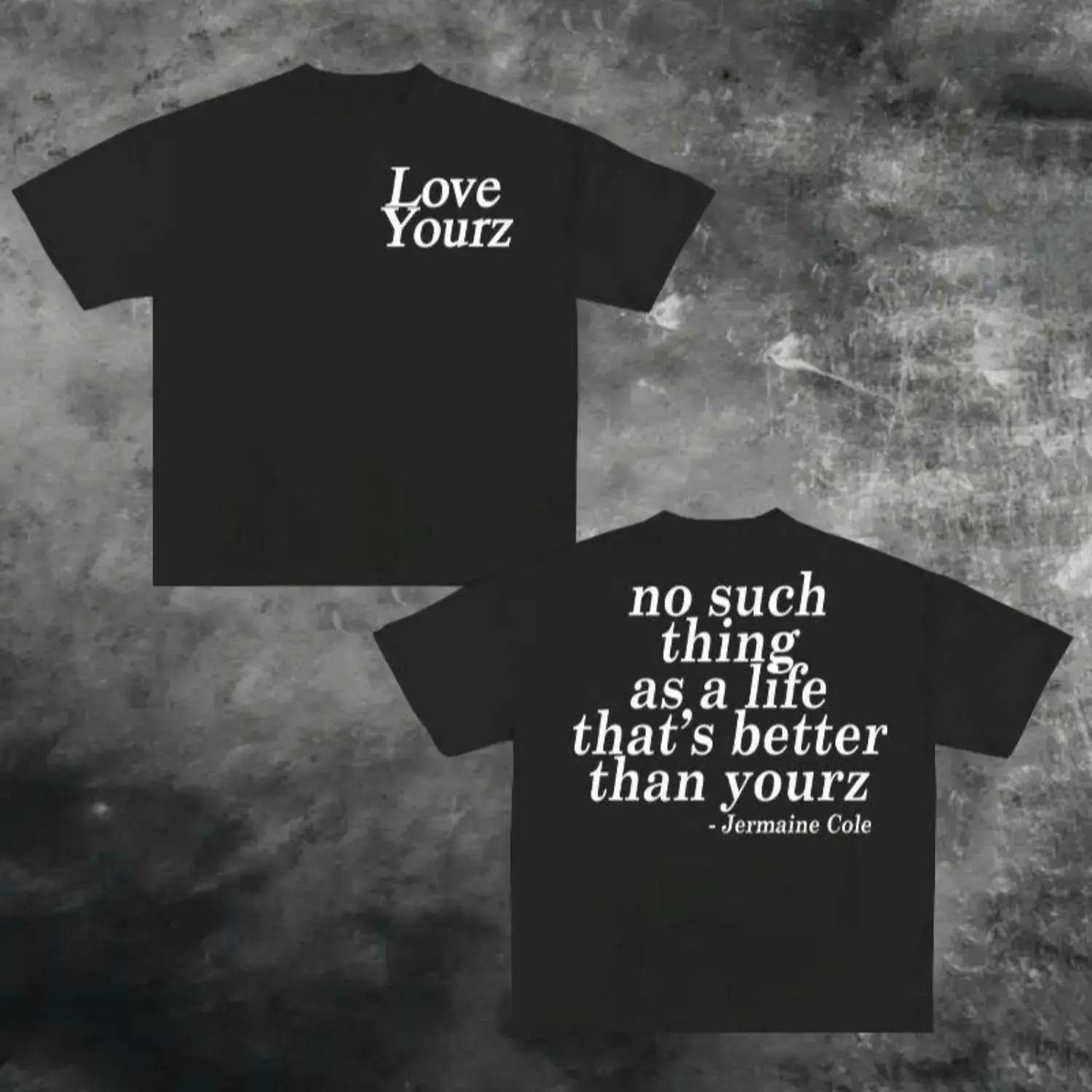 Women's Short-Sleeve Round Neck J Cole Dreamville Love Yourz Lyrics Graphic Cotton Tee - Classic Fit, Sporty Chic Style, All-Season Casual Sports Top