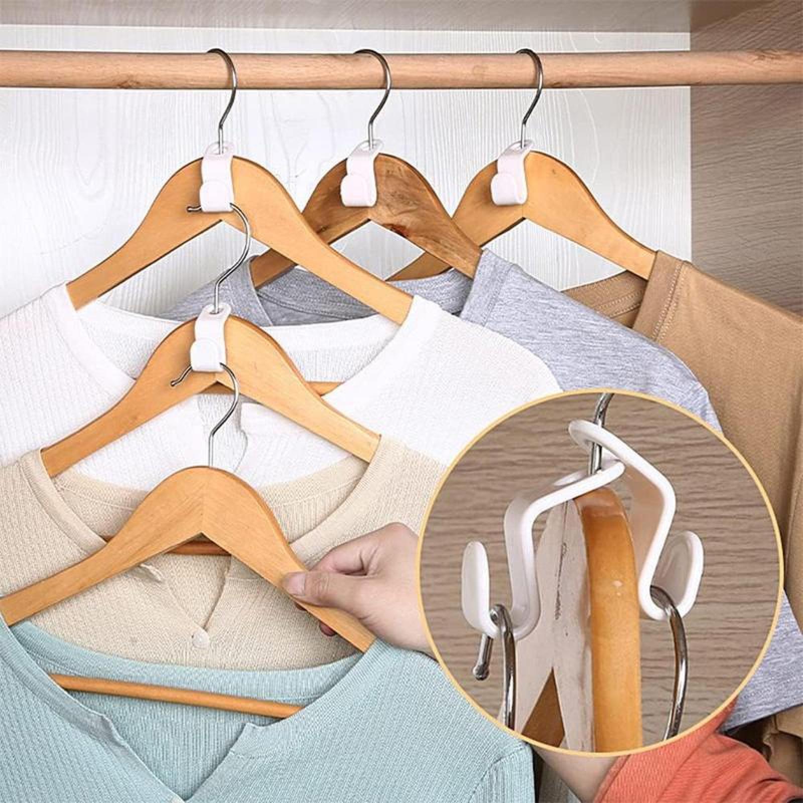 Hanger Connector Hooks,30/100 Counts Set Space Saving Clothes Hanger Extender Hooks,Multicolor Closet Organizer Hanger Clips.SENSIOHOME. Hanger Connector Hooks,30/100 Counts Set Space Saving Clothes Hanger Extender Hooks,Multicolor Closet Organizer Hanger Clips.SENSIOHOME.