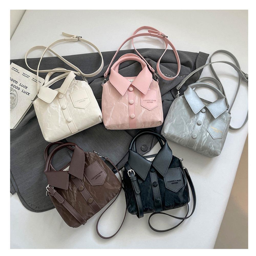 Women's Novel Shirt Shaped Shoulder Bag, Niche Design Trendy Handbag, Fashion Personalized Top Handle Bag