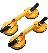 2 Pack Aluminum Suction Cup Lifter Gap Fixer Tile Suction Cup for Lifting Moving, Tiles, Mirror,, Fix Gap Laminate Floors