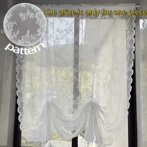 1 Piece Country Floral Roller Blind, Fresh Curtain, No Rod Needed, Easy Install Curtain, Bedroom Bay Window, Elegant Home Decor, Curtain Blinds