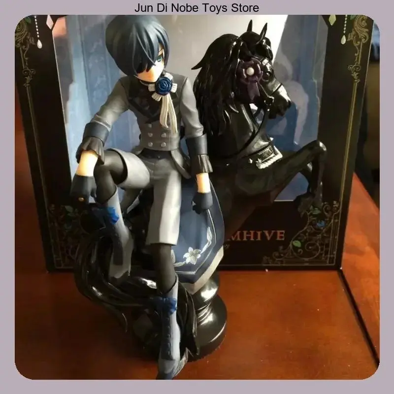 Ciel Phantomhive & Sebastian Michaelis Black Butler Anime Figure Statue Model, Collection Desktop Decoration Ornament Toy Gift