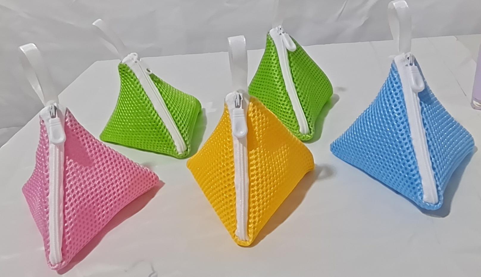 3PCS Multicolor Mini Mesh Laundry Bags Polyester Washing Bags for Washing Machine
