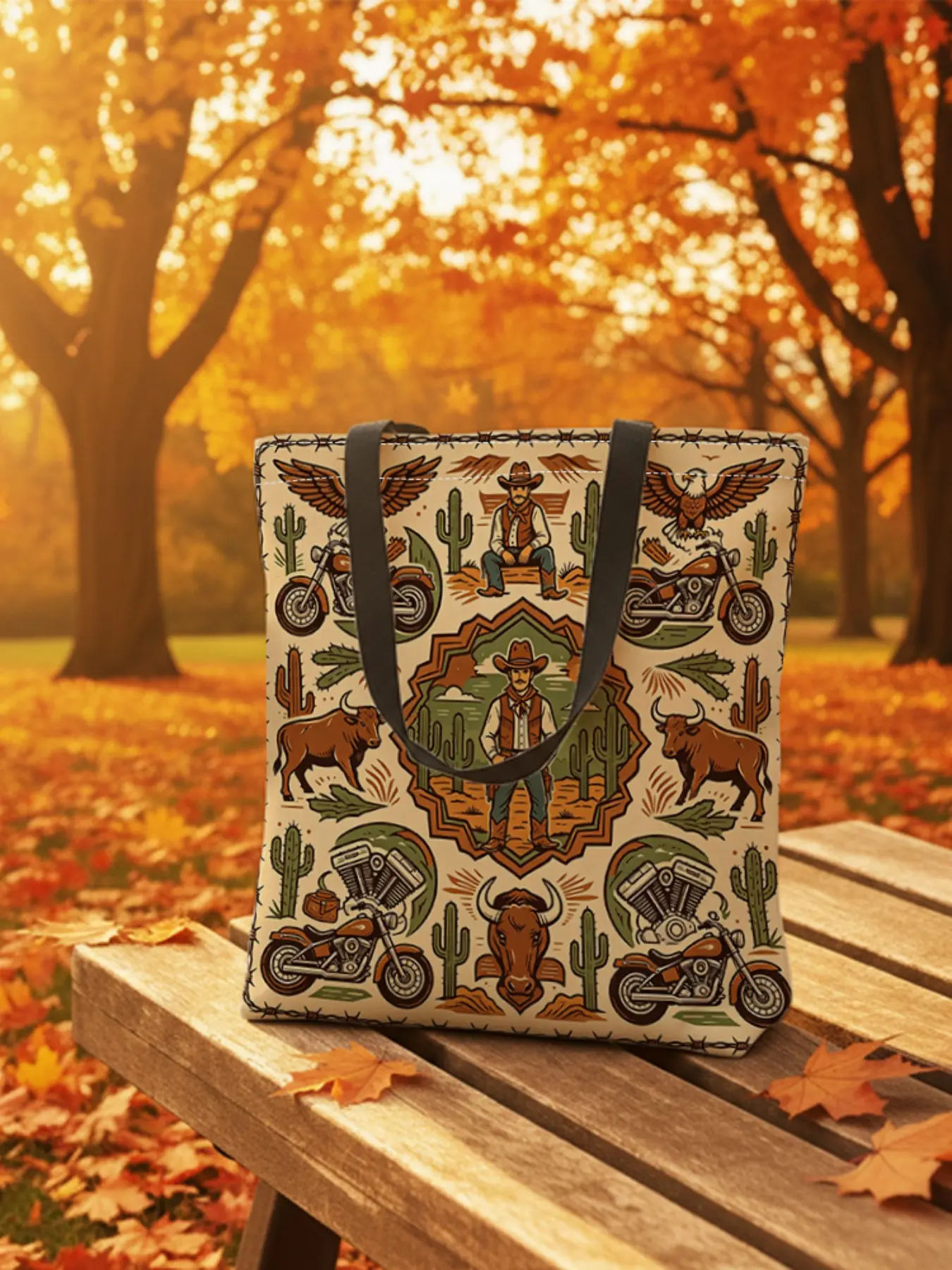 Eagle Soar Canvas Handbag with Handle, Reusable Shopping Bag, Durable Shoulder Strap, No Closure, Ideal for Daily Use, Gift for Holidays