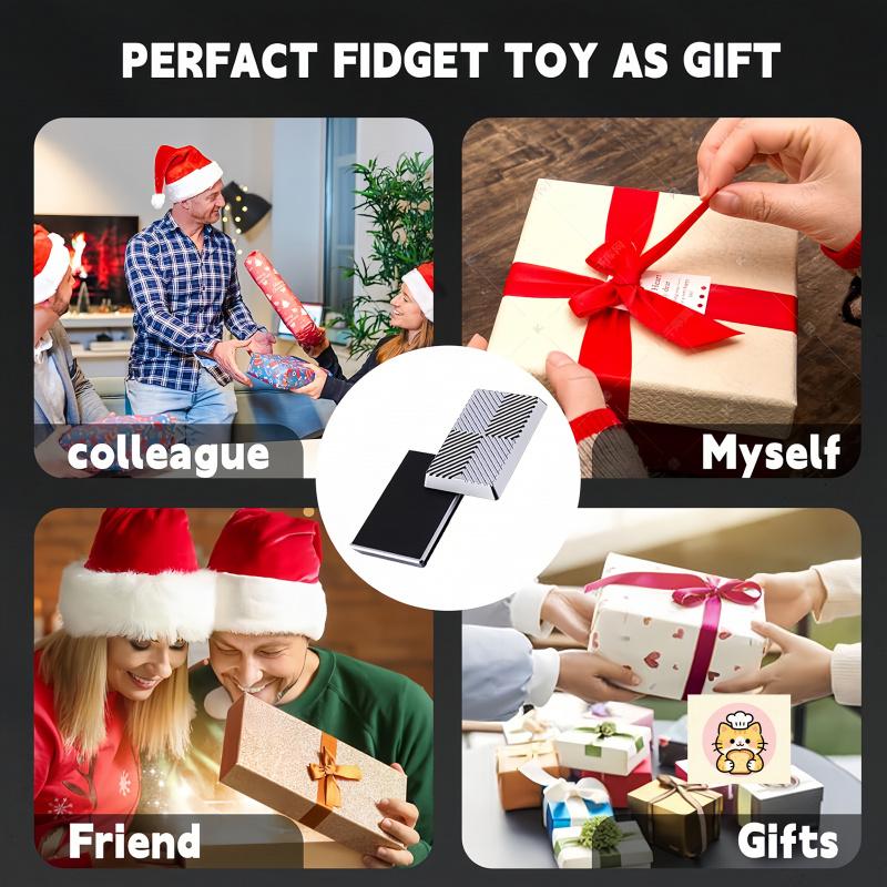 Fidget Toy for Kids Adults Stress Relief EDC Metal Slider Unblock Puzzle with Rotating Tactile Sound for Gift Desk Toy Fidget Toy for Kids Adults Stress Relief EDC Metal Slider Unblock Puzzle with Rotating Tactile Sound for Gift Desk Toy