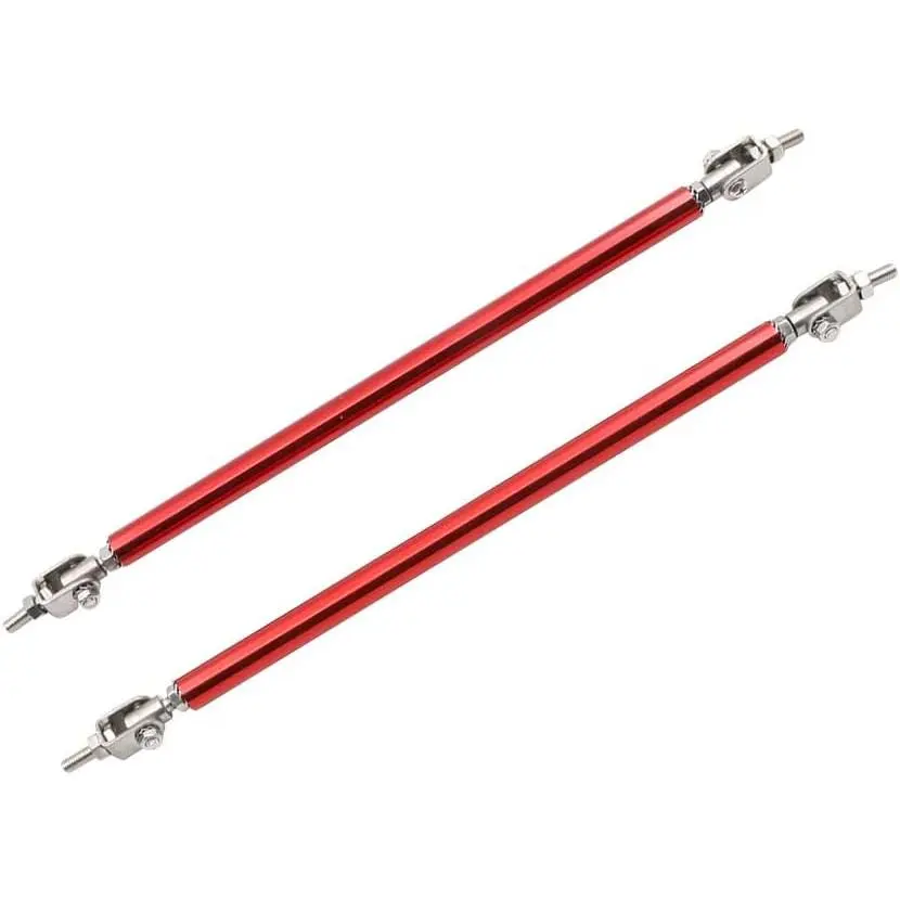 2-Count Adjustable Length Synthetic Front Lip Strut Rod Bumper Splitter Tie Support Bars, 7.87"-13" Length, Compact Lever, Manufacturer Warranty, Model-Compatible Automotive Fasteners & Clips, Manufacturer Warrenty