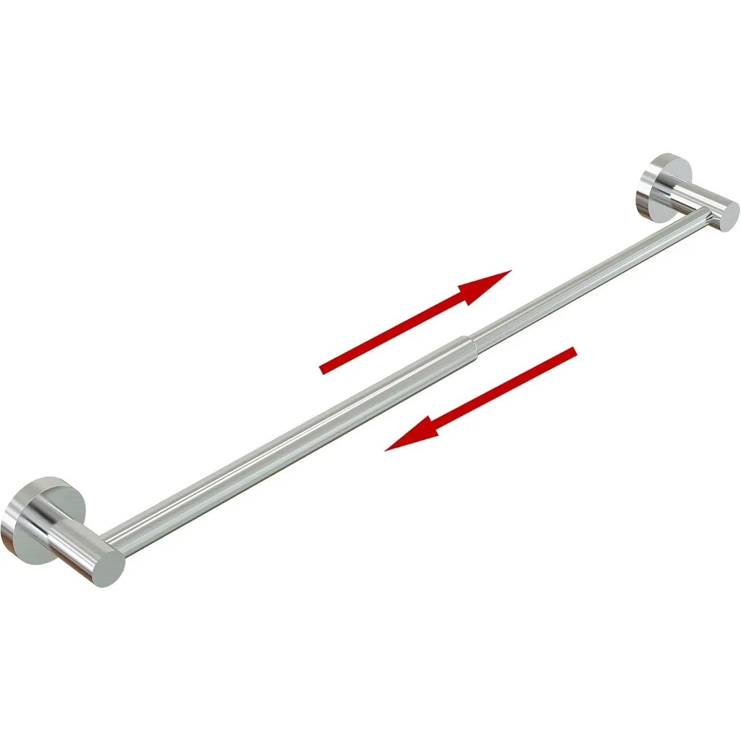 Towel Bar - Adjustable 304 Stainless Steel Towel Holder for Bathroom