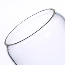 A pack of glass cups, 16 ounce drinking glass with bamboo lid and straw, beer glass, Mojito soda smoothie, whiskey iced coffee, cocktail tea juice