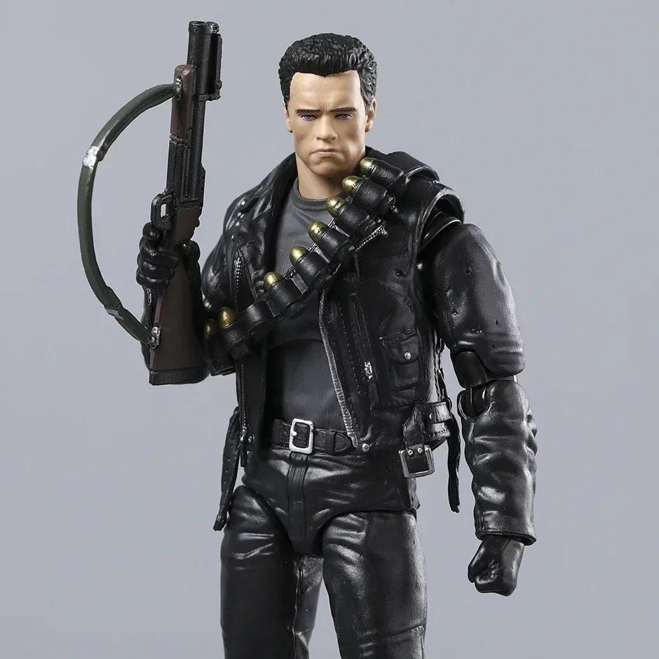 MAFEX No.199 Terminator 2: Judgement Day T-800 (T2 Ver.) Action Figure Figurine Collection PVC Model Toy