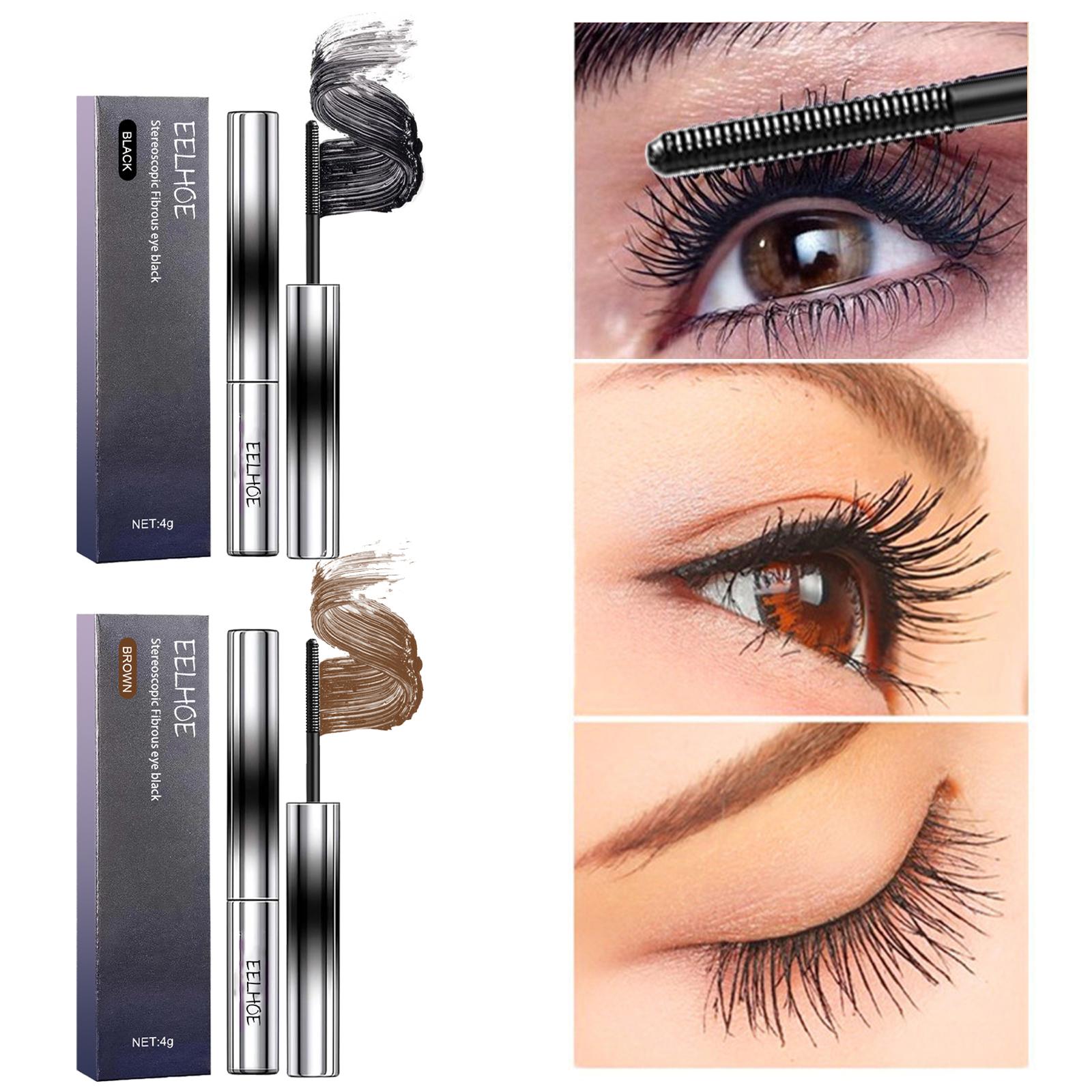 EELHOE Mascara Naturally Light And Smooth, Easy To Apply, Perfect For Daily Stunning Eye Makeup Without Smudging. Convenient Mascara.