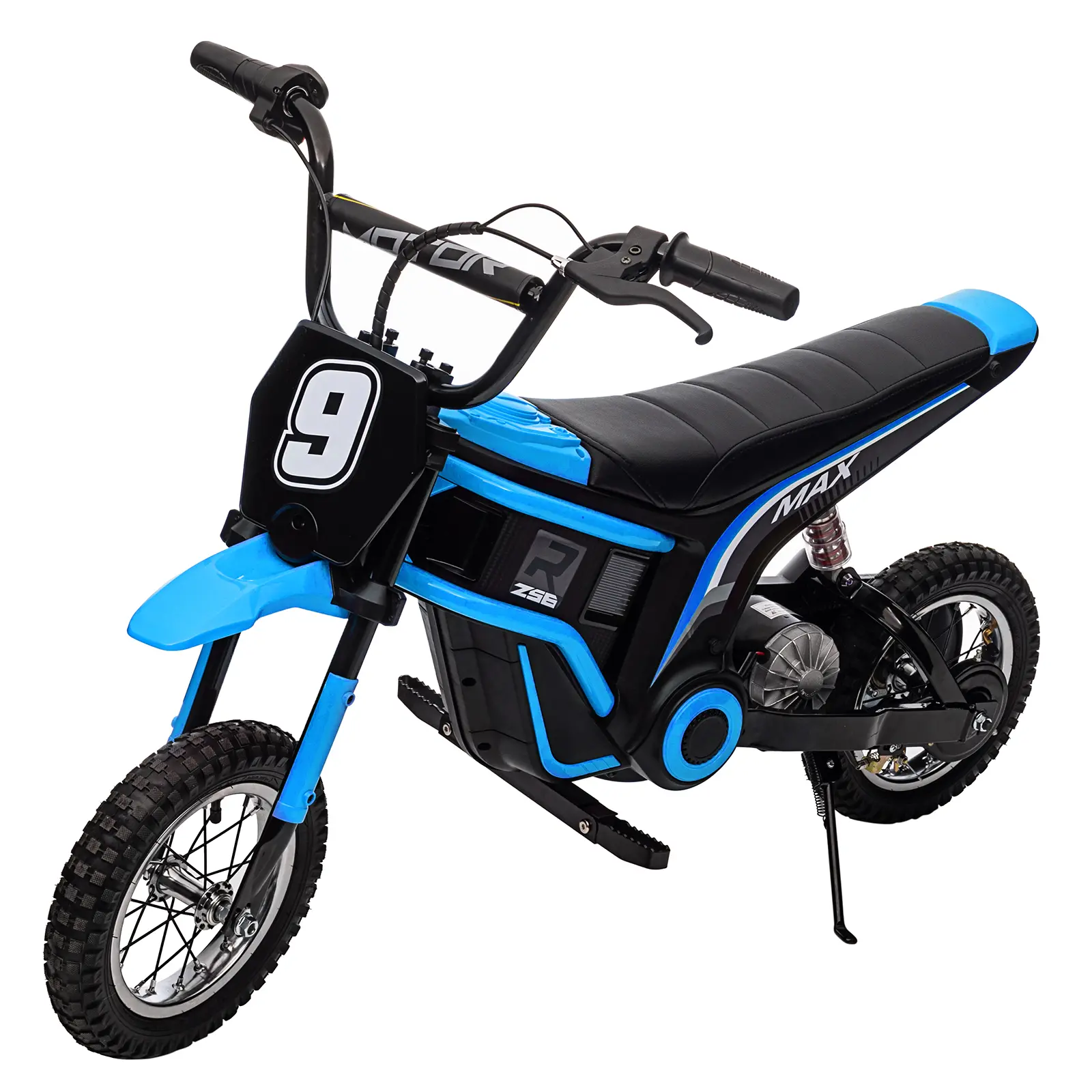 24V 350W Kids Electric Dirt Bike Ride-On, Battery Powered Motorcycle Toy with 2-Speed Modes, Shock-Absorbing Suspension, Rear-Wheel Drive, Up to 14.29 MPH, Max 135 lbs, 18.3" Seat, Ages 8-14