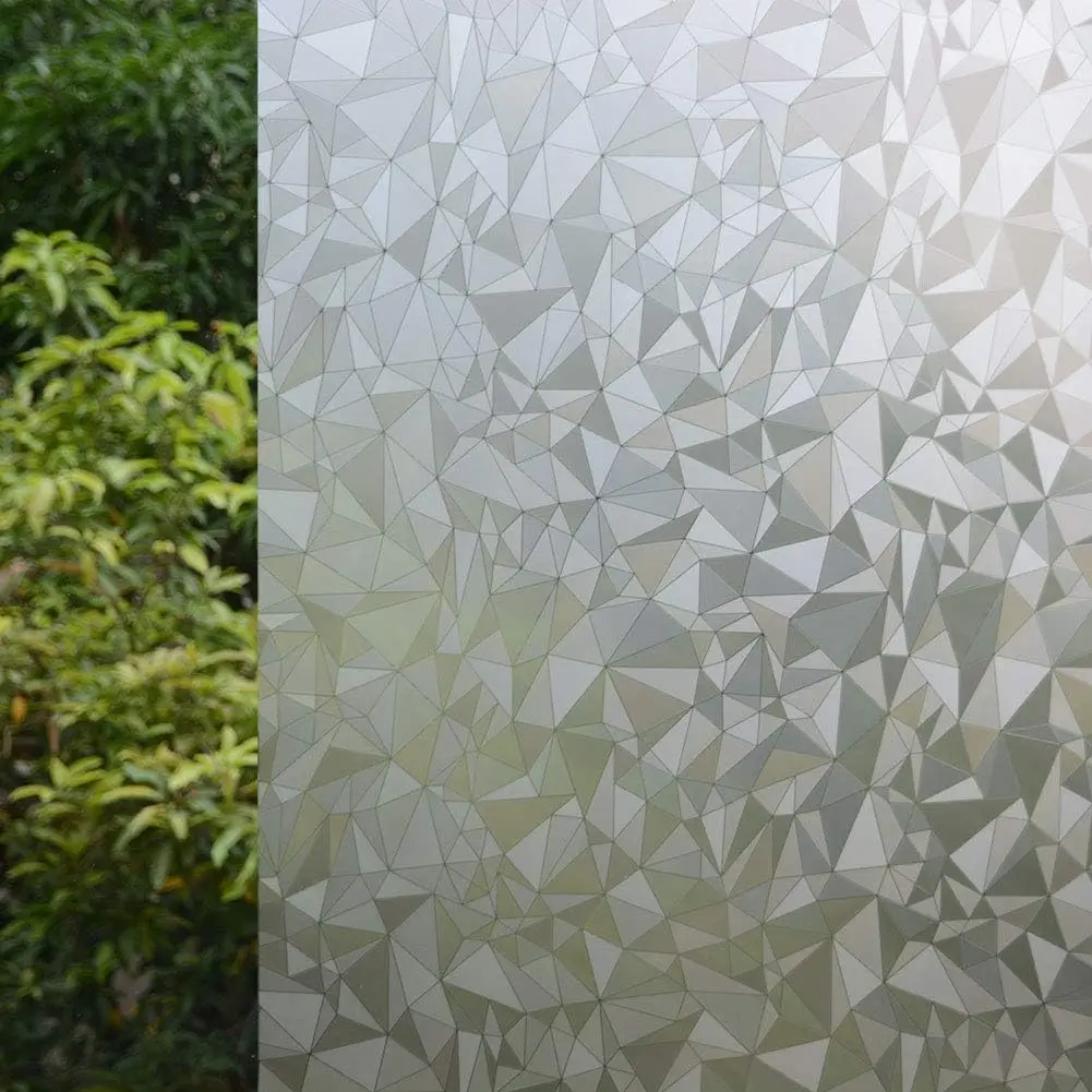 1 Roll 17.7" by 78.7" Static Cling Window Film for Privacy, Pattern Window Tint for Home, Window Sticker for Office (9.68 Sq.Ft Total)