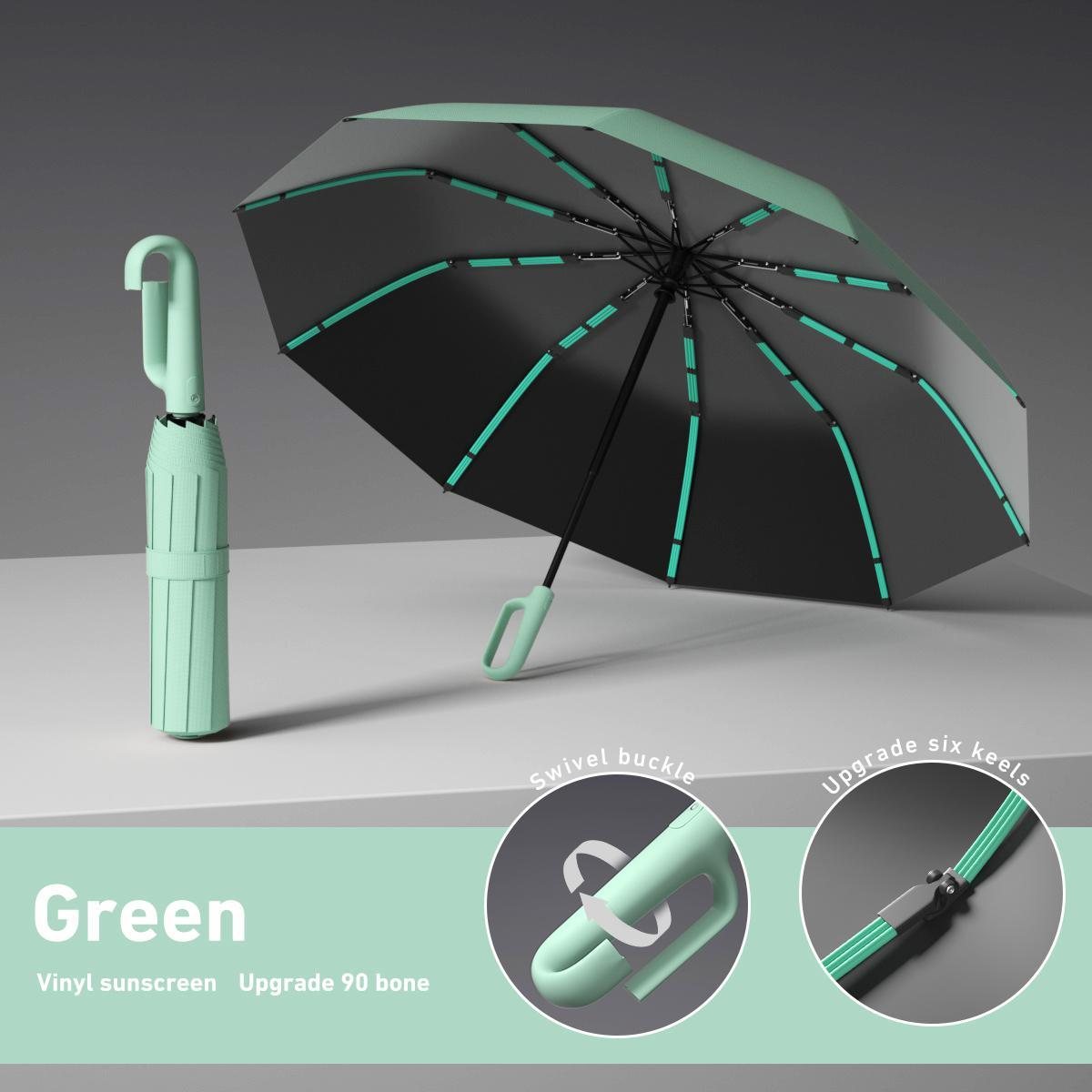 Automatic Folding Umbrella, 1 Count/60pcs Portable Rain Umbrella with Loop Buckle, Windproof & Waterproof Umbrella for Men & Women #GLOBAL PICKS Automatic Folding Umbrella, 1 Count/60pcs Portable Rain Umbrella with Loop Buckle, Windproof & Waterproof Umbrella for Men & Women #GLOBAL PICKS