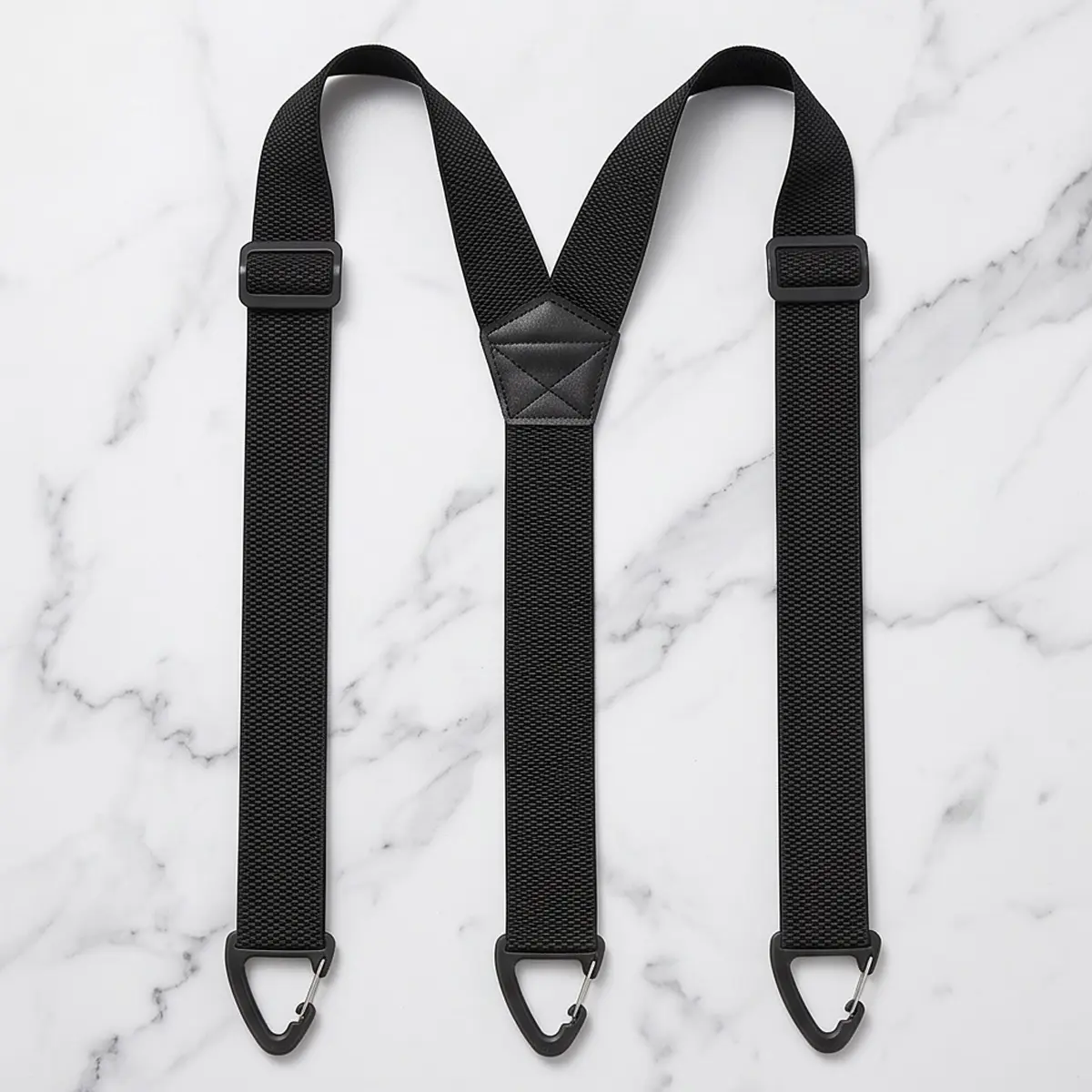 Hidden Suspenders for Men & Women, Under Clothing Elastic Suspenders, 3 Snap Loops, Heavy Duty Work Suspenders, Adjustable 1.5-Inch