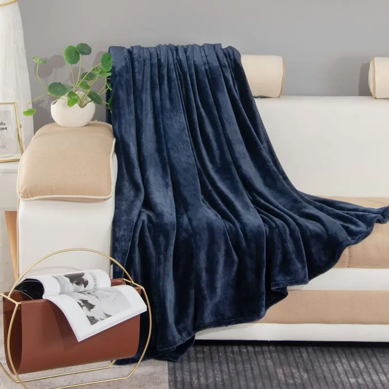 Ultra Soft Wool Blanket Single Twin Extra Large, Flannel Wool Luxury Multi-Functional Throw, Sofa Cover, Office Nap Mat, Thick Warm Breathable, All Seasons Comfort