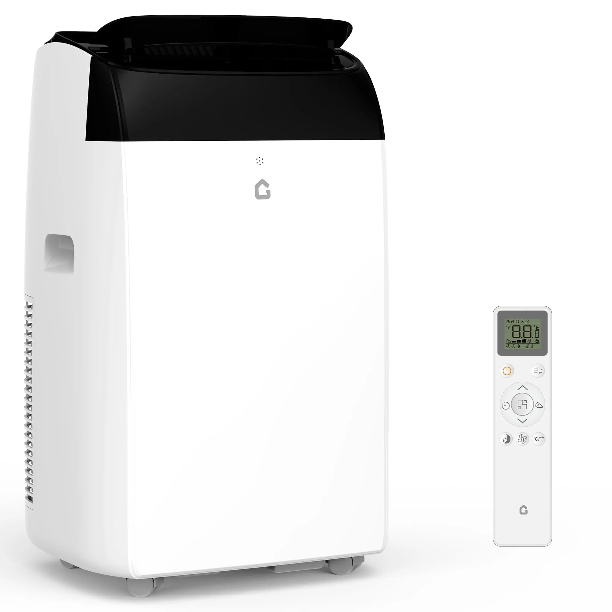 Garvee Portable Air Conditioner 14,000 BTU with Dehumidifier and Fan, portable AC units that cool up to 750 Sq. Ft., remote control, automatic swing, sleep mode, part