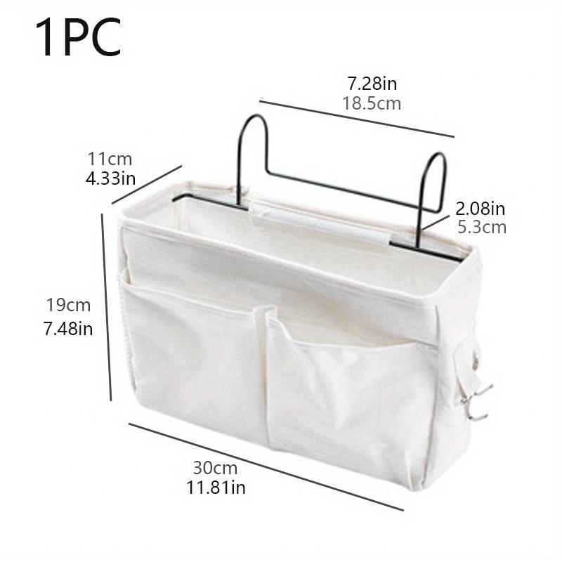 Bedside Hanging Storage Organizer, 1 Count Bedside Storage Bag, Bedside Storage Rack With Compartments, Bedroom Organizer, Dormitory Organizer, Bedroom Accessories