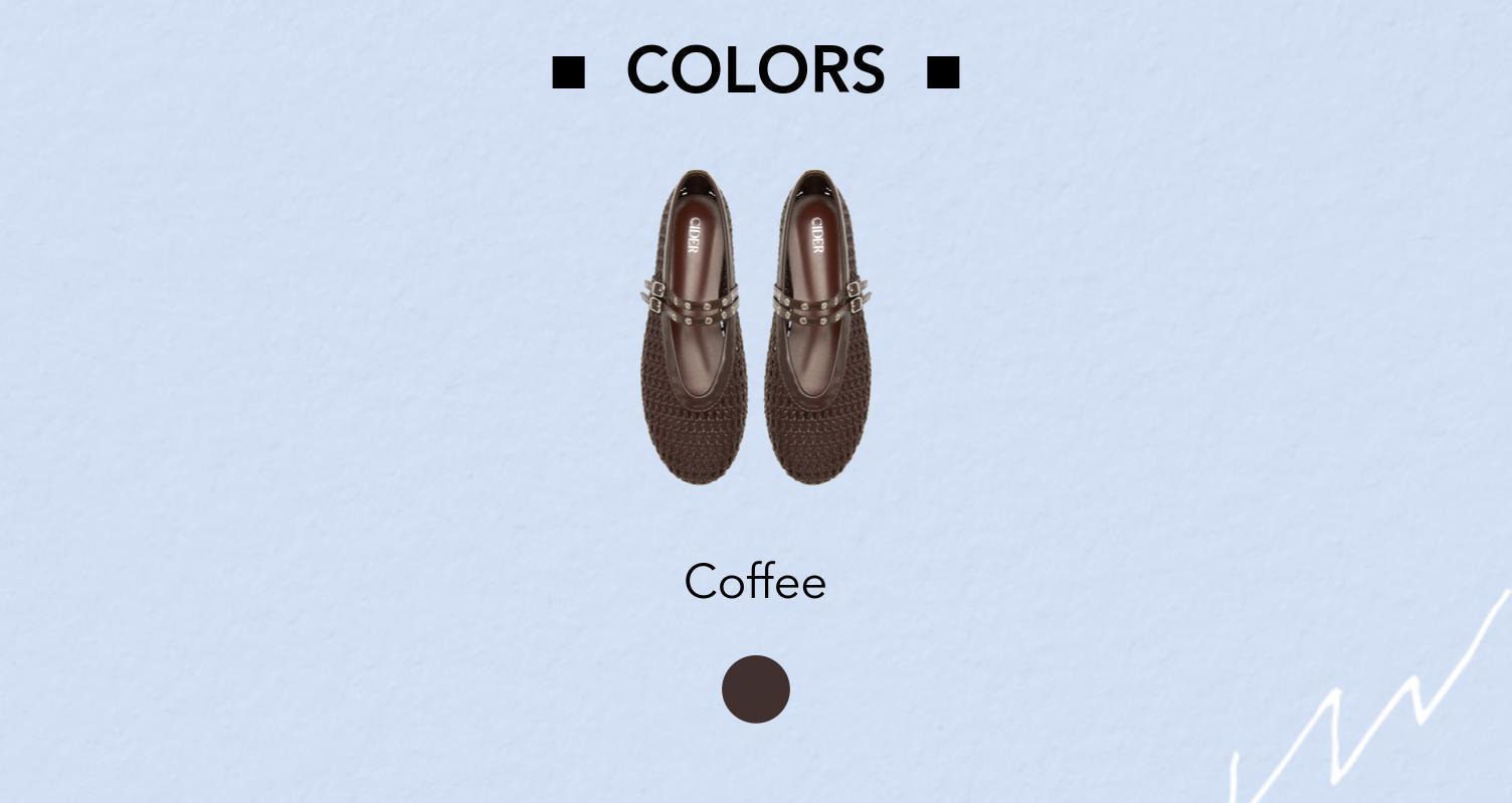 Cider WOVEN DOUBLE STRAP FLATS