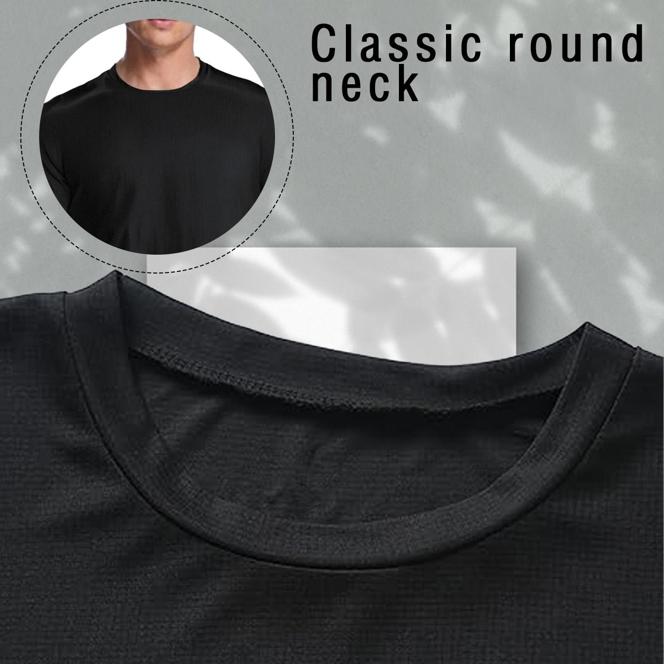 Men's 5-Pack Lightweight Athletic T-Shirts - Quick Dry Breathable Performance Gym Workout Running Tops - Sport Training Crewneck Tees Jogging, Sports Base Layer for Comfort & Mobility