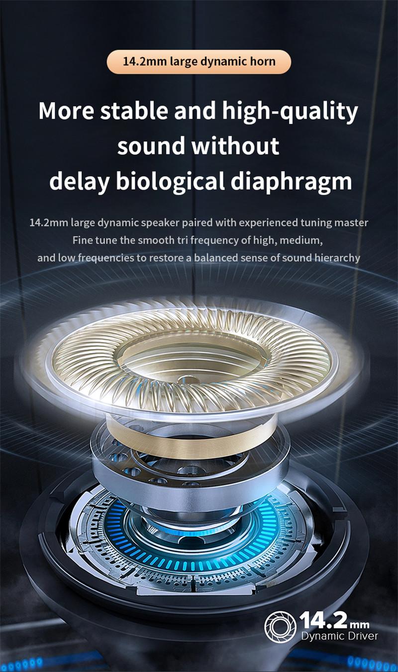 Invisible Earbuds Sleep Headphones Bluetooth 5.3 Noise Reduction Earbuds TWS Wireless Headsets Sport Stereo Earphones for Phone