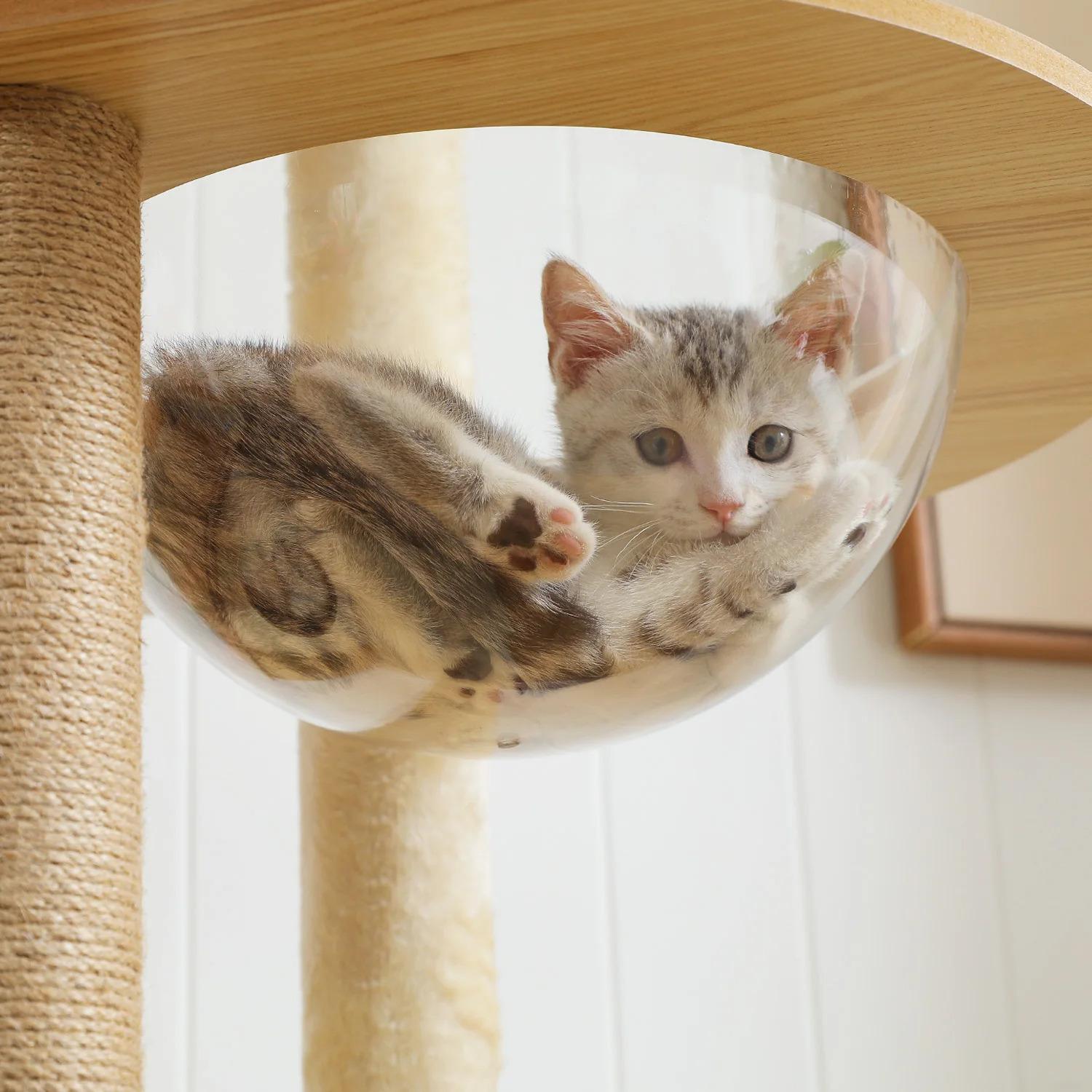 Cat Tree / Tower for Indoor , Cat Condo Cozy Plush House with Hang Ball, Pet Furniture with Scratching Posts cat tree Cat Tree / Tower for Indoor , Cat Condo Cozy Plush House with Hang Ball, Pet Furniture with Scratching Posts cat tree