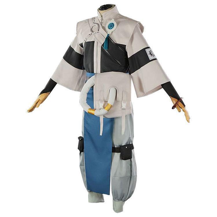 GACHIAKUTA Anime Ludo Enjin Zanka Riyo Reaper Cosplay With Four Characters Clothes And Four Wigs Cosplay Costume Anime Full Suit