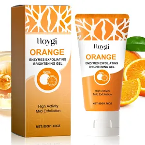 Deep Cleansing Gel, Moisturizer Face Body Scrub, Enzymes Exfoliating Gel, Deep Cleansing Moisturizing Facial Exfoliator, 50g/1.76oz